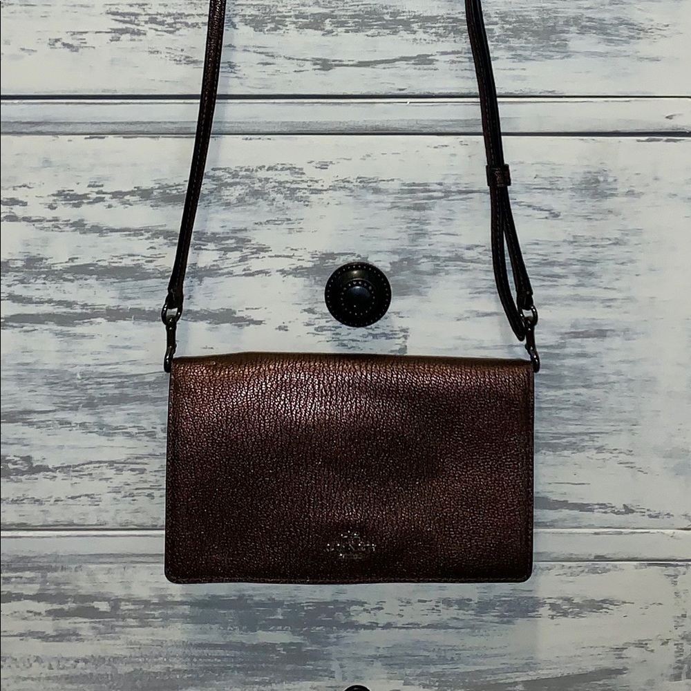 ❗️ Copper/Metallic COACH Purse